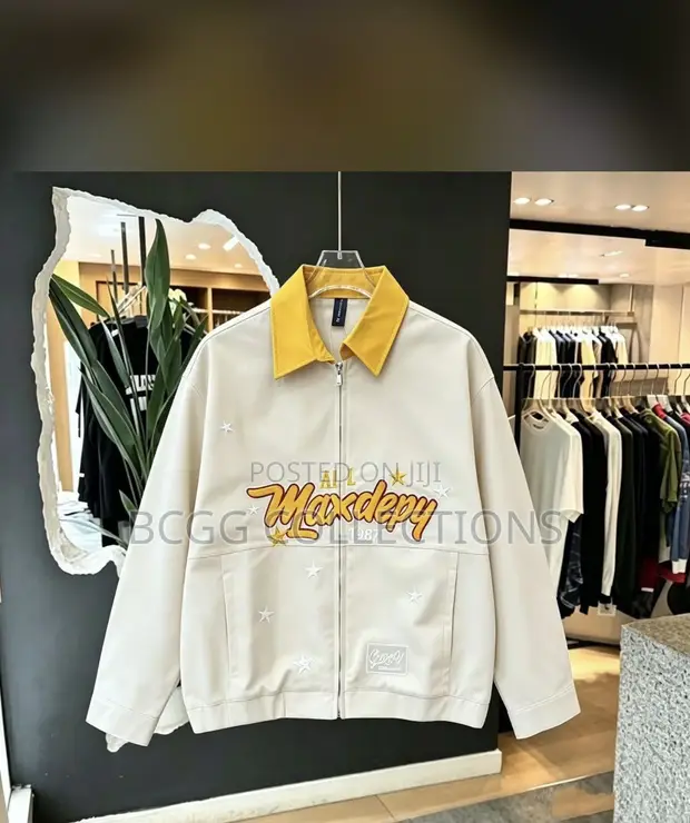 Maxdepy 1987 Jaket Varsity Mai Girman Gaske Da Ake Yiwa Ado - 1