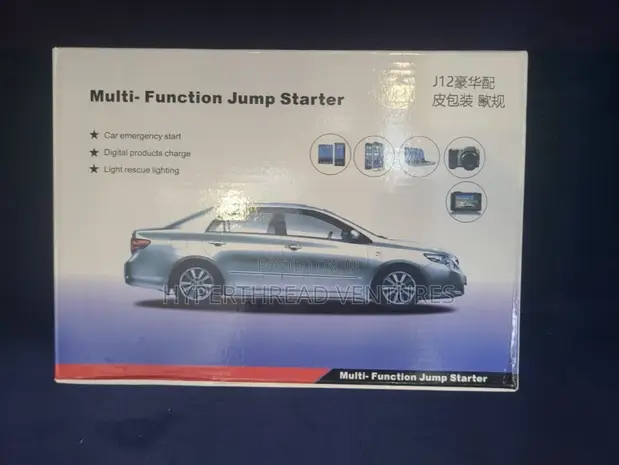 Multi-Function 12V Portable Car Jump Starter Power Bank LED Light - 1
