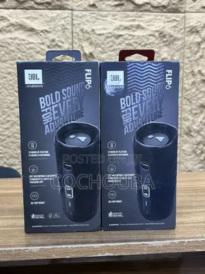Sabon JBL Flip 6 Speaker (Baki) - Akwati Ya Bude