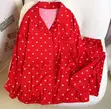 Silk And Chiffon Women's Romantic Nightwear Set - 2