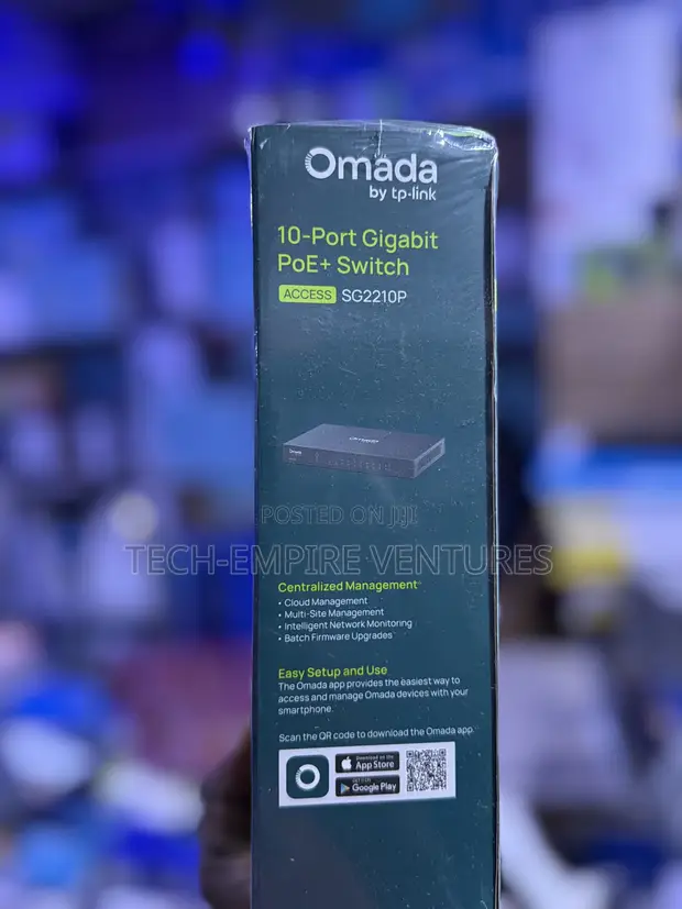 TP-Link Omada SG2210P 10-Port Gigabit PoE+ Smart Managed Switch - 1