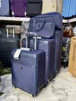 Mont Blanc Luxury Luggage Box - Blue Genuine Leather - 4