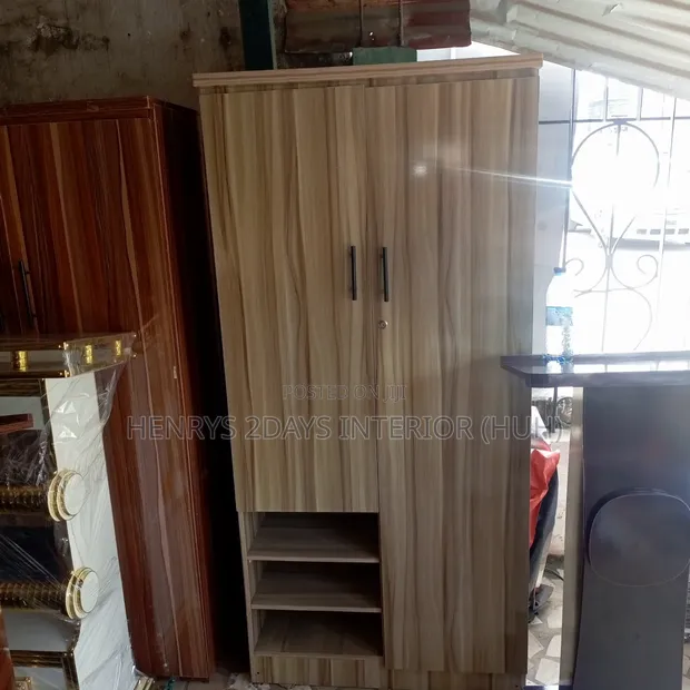 Home Interiors Wardrobe 4x6ft Brown - 1