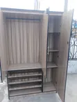 Home Interiors Wardrobe 4x6ft Brown - 2