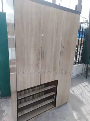 Home Interiors Wardrobe 4x6ft Brown