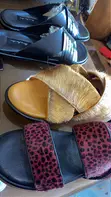 Pam Men's Black Leather Casual Slippers - Size 43/44 - 1