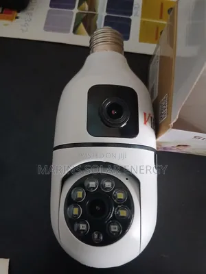 Dual Lens WiFi Bulb CCTV Camera (Indoor/Outdoor)