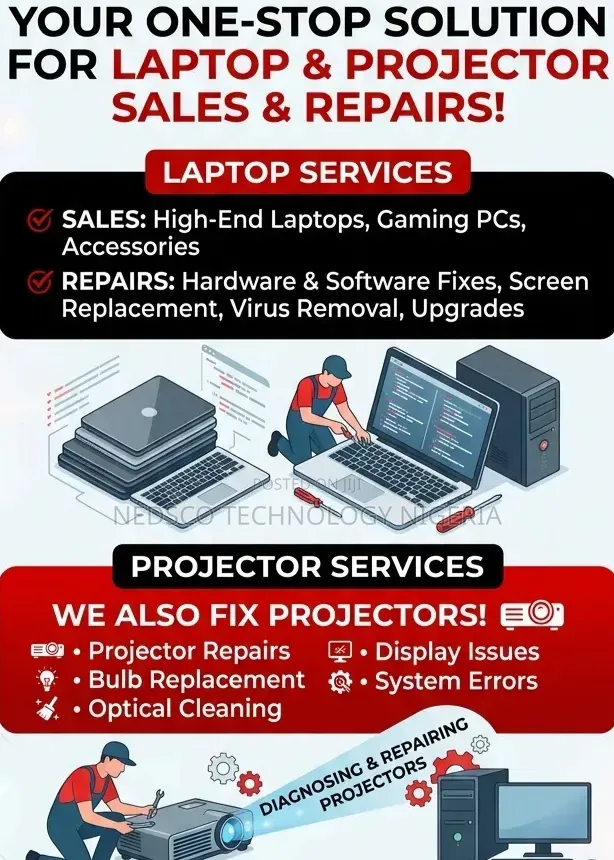 Computer & Projector Repair Services - Nedsco Technology - 1