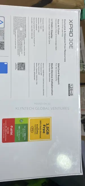 New Infinix Xpad 30E 128GB Black