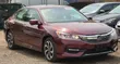 2017 Honda Accord EX-L V6 Sedan - Ja mai launin Maroon - 2