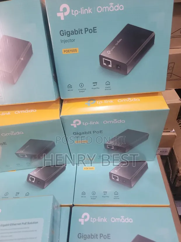 TP-Link POE150S Gigabit PoE Injector - 1