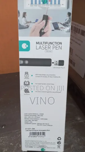 Coteetci Multifunction Laser Pen (Model 81001)