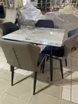 Modern 4-Seater Dining Set da Marble Top - 2
