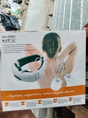 Electric Pulse Neck Massager with Accessory Pads
