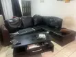Pre-owned Black L-Shape Sofa - 2