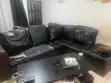 Pre-owned Black L-Shape Sofa - 3