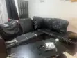 Pre-owned Black L-Shape Sofa - 4