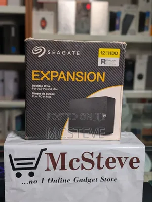 Seagate 12TB Expansion Hard Drive na Waje na Desktop