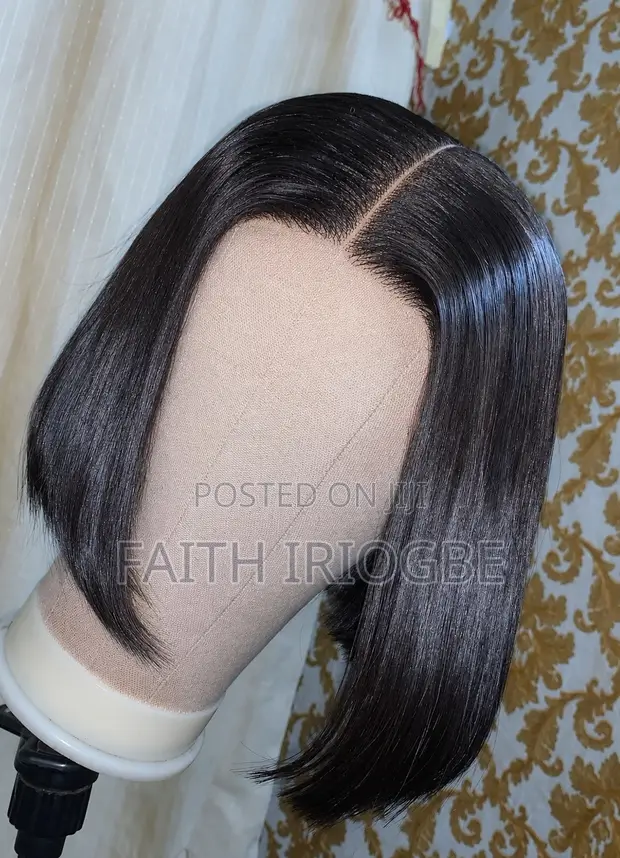 Luxury Thrift 8" Bone Straight Wig da 2x6 Closure - 1