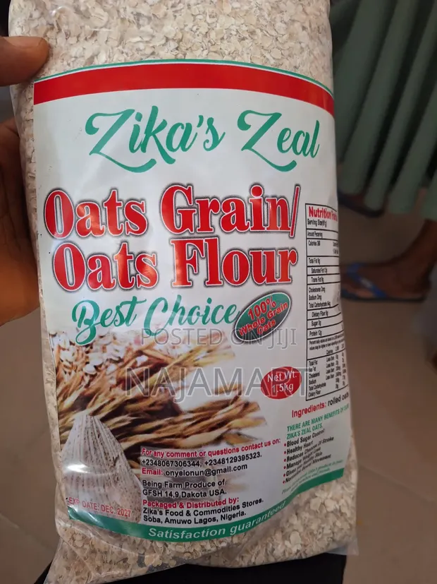 Zika's Zeal Oats Grain / Oats Flour - 1