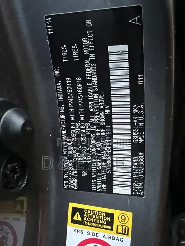 2015 Toyota Highlander LE SUV AWD - 1