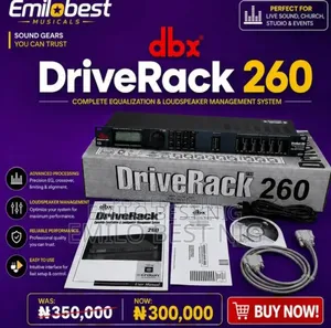 Original DBX JBL DriveRack don Shirin Sauti Mai Kyau