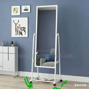 White Standing Dressing Mirror - Home Interiors