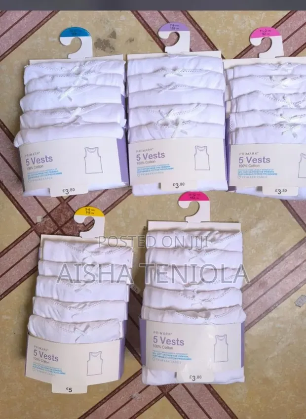 Primark 5-in-1 Singlets (Boys & Girls) - 1