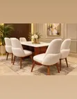 Brown 8-Seater Dining Set - 1