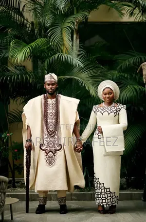 Cikakken Saitin Aso Oke na Ma'aurata
