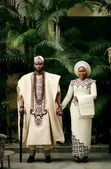 Cikakken Saitin Aso Oke na Ma'aurata - 1