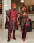 Cikakken Saitin Aso Oke na Ma'aurata - 3