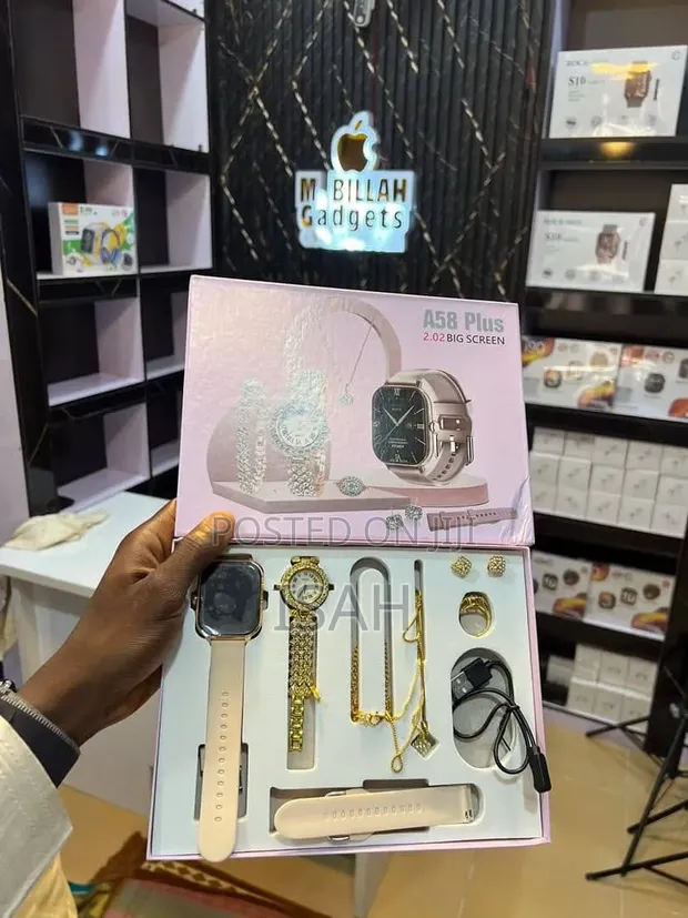 A58 Plus Smartwatch da Kayan Kwalliya - 1