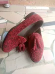 Crochet Shoes - Red - 2