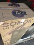 Sonok Double 15-Inch PA System Trolley Speaker with 2 Mics - 5