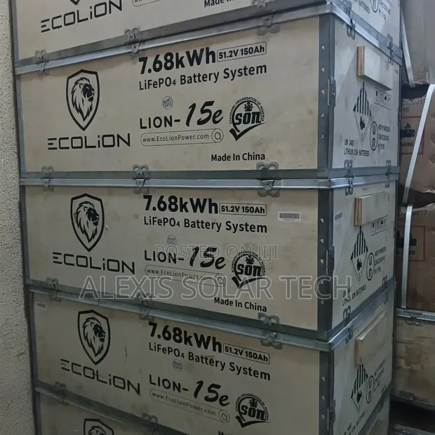 Eco Lion 7.6kWh 48V Baturin Rana na Lithium - 1