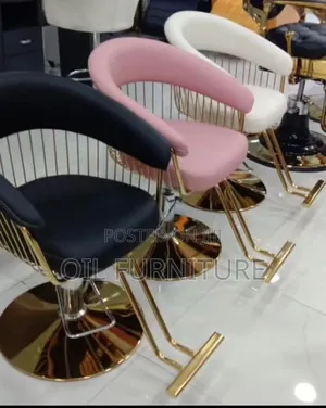 Luxury Hydraulic Salon Styling Chair tare da Gold Base