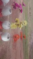 Artificial Flowers with Design Pot - 5