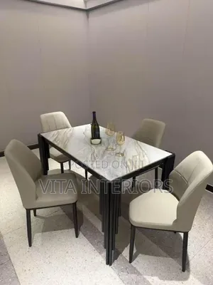 Home Interiors Square Dining Set (4 Seater)