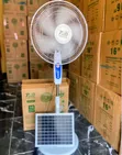 Purdy 16-Inch Solar and Electric Rechargeable Fan - 1