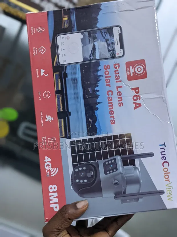 P6A Solar PTZ Dual Lens 8MP Camera - 1