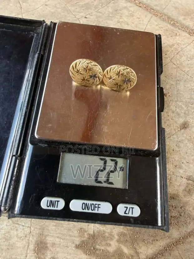 Gold Earrings and Ring Available - 1
