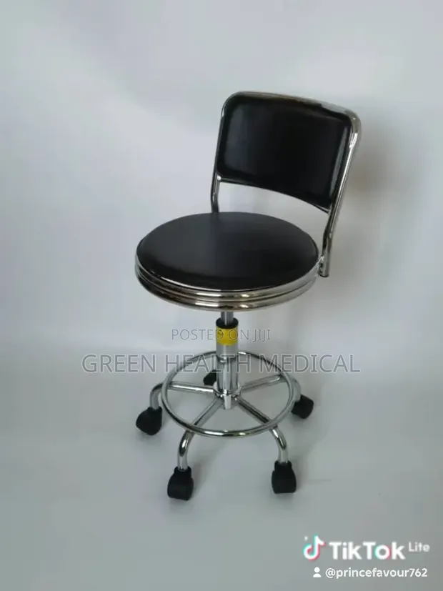 Sodium Stool with Backrest - Hospital Grade - 1