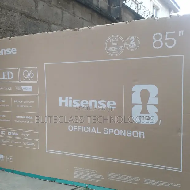 Hisense 85-Inch QLED Smart TV - 1