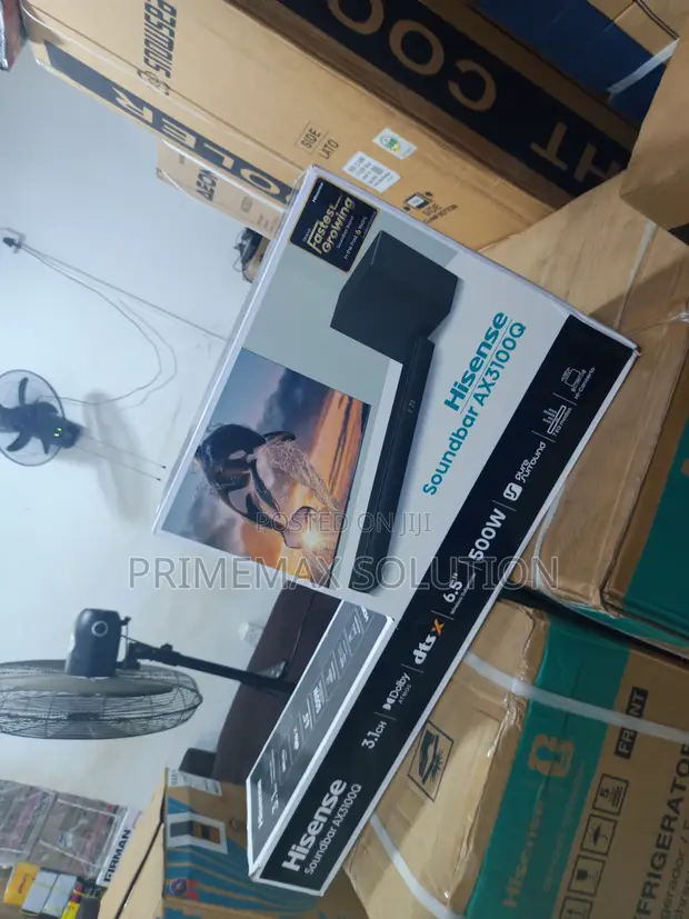 Hisense 500W 3.1CH Soundbar da Wireless Subwoofer (AX3100Q) - 1