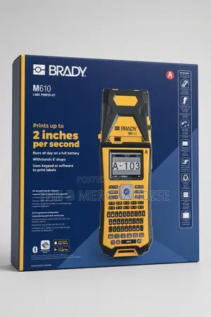 Brady M610 Handheld Label Printer Kit - Sabon Kayayyaki