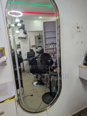 Modern LED Wall-Mounted Salon Mirror