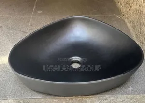 Modern Black Ceramic Countertop Basin
