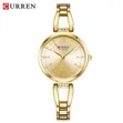 Curren Agogon Mata na Quartz - Bakin Karfe - 5
