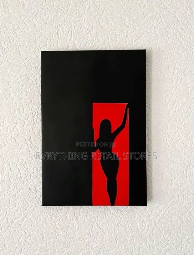 Female Silhouette Wall Art | Feminine Bedroom Decor - 1
